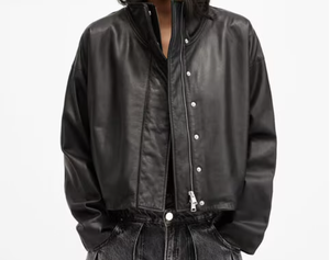 Chaqueta de Cuero para Hombre y Mujer, Nueva Moda, Resistente al Viento, Ecológica, Transpirable, Cuello Alto, Estilo Vintage, Invierno - Product Image 1