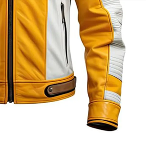 Man Moto Riding Motorbike Leather Motorcycle <b>Jacket</b> Clothing Men <b>Racing</b> Jersey Waterproof <b>Racing</b> Motor Bike Leather <b>Jackets</b> Men - Product Image 6