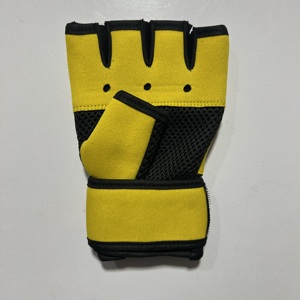 Gants de sport sans doigts avec support pour les poignets, paume en mesh respirant et rembourrée, pour musculation, hommes et femmes. - Product Image 5