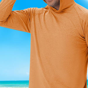 Sudadera de pesca de corte relajado para hombre con logo personalizado, transpirable, de manga larga. - Product Image 4