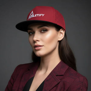 Gorra Deportiva Unisex Athletify, Corte Láser, Transpirable, Ajustada, con Cierre a Presión, para las Cuatro Estaciones, Deportes, Running, Uso en Exteriores - Product Image 1