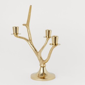 Porte-bougie traditionnel en aluminium, support décoratif pour bougies, pour la maison, le temple, la table à manger, la décoration de mariage et de fête - Product Image 3