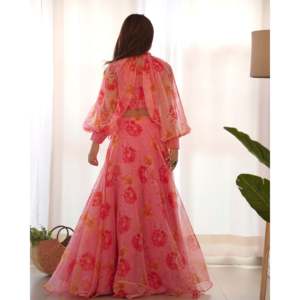 Belle tenue de soirée de style fantaisie Lehenga Choli pour robes de bal - Product Image 3