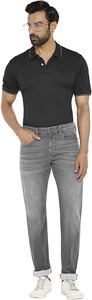 Jeans Rectos para Hombre con Logotipo Personalizado OEM, Color Personalizado, Transpirables en 3D, Lavado Claro, Diseño Apilado de Alta Calidad para Otoño/Verano - Product Image 2