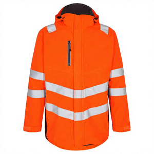 Chaqueta de Trabajo de Alta Visibilidad con Tela Reflectante para Hombre, Adecuada para Trabajos de Construcción al Aire Libre, Trabajos Industriales y de Seguridad - Product Image 4