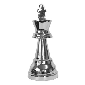 Pilier décoratif en forme de pièce d'échecs polie et brillante, objet de décoration de bureau, presse-papier, support OEM - Product Image 1
