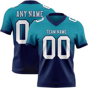 Uniforme Deportivo para Equipo de Fútbol Americano Escolar, Jersey de Poliéster Suave al Tacto, Diseño en Contraste, Personalización del Equipo, Cómodo - Product Image 1