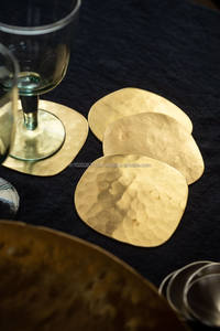 Posavasos de metal de diseño con grabado de mandala intrincado para decoración Boho inauguración de la casa decoración de REGALOS FESTIVOS - Product Image 4