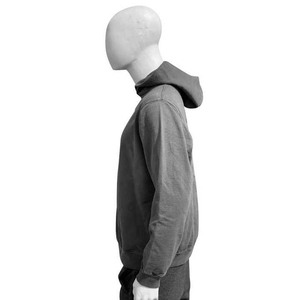 Sudaderas con Capucha de la Mejor Calidad para Hombre, 100% Algodón, Bordadas, Personalizables, Corte Holgado, Color Gris - Product Image 4