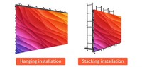 Pantalla LED de Alquiler para Exteriores, Resistente al Agua, 50*50cm, P1.86, P2.5, P2.6, P2.9, P3.9, Disponible en Fábrica