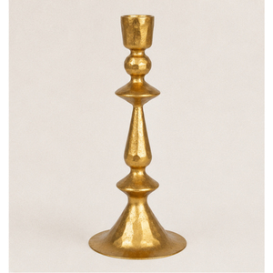 Luxury Hammered <b>Brass</b> Taper Candle <b>Holder</b> for Wedding Centerpieces Gold Metal <b>Candlestick</b> Stand Bulk Wholesale Price - Product Image 3