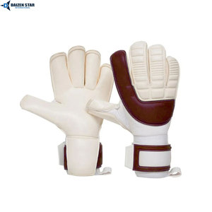 Gants de gardien de but de football durables, paume en latex antidérapante, respirants, fermeture auto-agrippante, protection des doigts et du pouce pour l'entraînement - Product Image 4