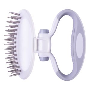 Dual Rowed Gyrater Swivel Travel Pet <b>Rake</b> for <b>Undercoat</b> Grooming - Product Image 3