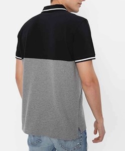 เสื้อกอล์ฟผู้ชายแขนสั้นผ้าถักเนื้อแน่นระบายอากาศได้ดี ปักชื่อได้ตามต้องการ ทรงหลวมใส่สบาย แบบสปอร์ต - Product Image 5