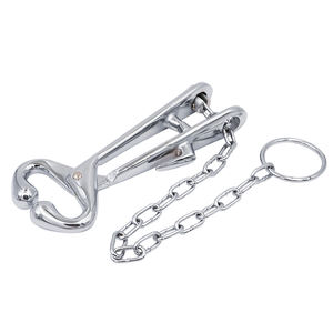 Soporte de Acero Inoxidable Reforzado para Nariz de Toro, Herramienta Premium para Manejo de Ganado, para Operaciones Seguras en Granjas de Ganado y Caballos - Product Image 2