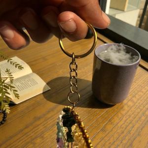 Campana de Viento de Ágata Natural, Cristal Hecho a Mano, Decoración Boho Feng Shui para el Hogar, Adorno para Colgar en la Pared - Product Image 5