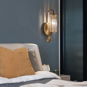 客厅电视背景支架灯走廊入口灯具定制欧式复古水晶壁灯 - Product Image 4