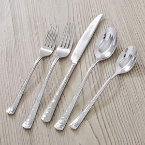 Ensemble de couverts en acier inoxydable de qualité supérieure pour table à manger, finition luxueuse, fourchette, cuillère, couteau, complet pour la cuisine et la restauration - Product Image 1