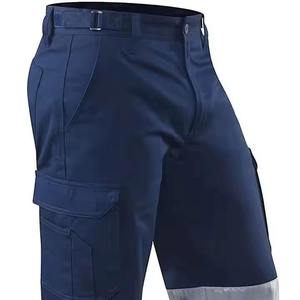 Pantalons de travail extérieurs de sécurité personnalisés, classe 2 ANSI, classe 2 EN ISO 20471, polyester réfléchissant, imperméables, avec logo personnalisé - Product Image 3