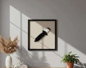 Daga de Cristal de Obsidiana Negra 100% Natural - Cuchillo Ritual de Vidrio Volcánico Natural para Sanación Espiritual, Venta al por Mayor, Coleccionable - Product Image 4