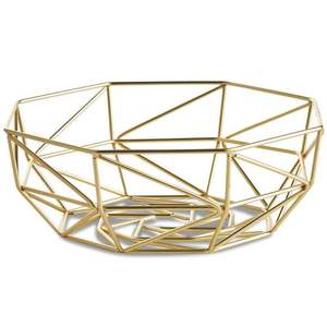 Cesta de Frutas Metálica Artesanal Tradicional para Almacenamiento en la Encimera de la Cocina con Diseño Cultural y Estructura Sólida - Product Image 2