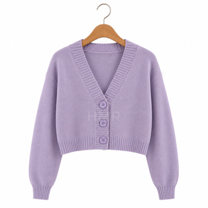 HMR Sisterhood Sorority Acrylic <b>Cardigan</b> <b>Sweater</b> for Women Coat Long Sleeve Embroidery Knitted <b>Sweater</b> - Product Image 5