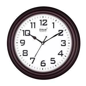 Horloge de bureau moderne de haute qualité avec mouvement silencieux et grands chiffres pour une lecture facile sur le mur, disponible à la vente - Product Image 4