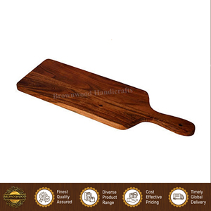 Natural Wood Finished Color Handmade Kitchenware Cutting Chopping Board 100% Natural Mango Wood Chopping Board Made in India - Product Image 2