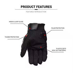 Guantes de Motocicleta de Cuero de Cabra Directo de Fábrica |   Diseño Personalizado Totalmente Adaptable – Fabricante Mayorista de Calidad Profesional - Product Image 6