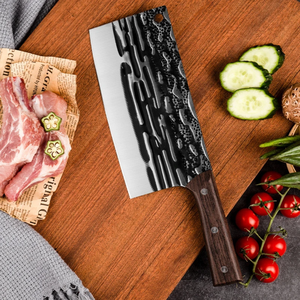 Cuchillo de Cocina LEGACY BLADES, Forjado a Mano en Acero al Carbono, con Mango de Madera y Hoja Afilada como una Navaja, para Uso en la Cocina - Product Image 1