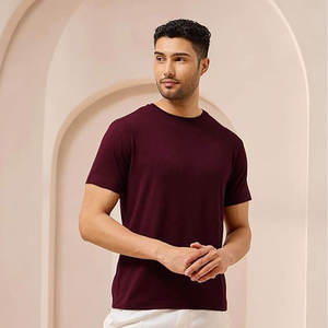 T-shirt décontracté en coton pour homme de qualité supérieure, tissu respirant, manches courtes pour un confort tout au long de la journée - Product Image 4