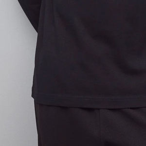 T-shirts personnalisables en gros 2026 pour hommes, unis, style Hip Hop, coupe oversize, 100% coton, manches longues, col rond, respirants, écologiques - Product Image 3