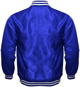 เสื้อแจ็กเก็ตผ้าซาติน,สีน้ำเงินและสีแดงขนาดใหญ่พิเศษปรับแต่งได้สีอุ่นที่สามารถปรับแต่งได้คุณภาพสูง - Product Image 2