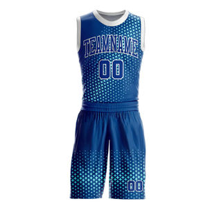 Uniforme de Baloncesto de Primera Calidad Más Vendido, Nuevo Diseño, 100% Poliéster, Antibacteriano, de Secado Rápido y Transpirable, Manga Corta - Product Image 2