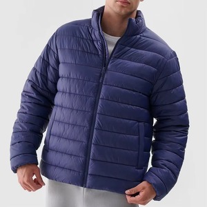 Wholesale Custom Men's Winter Puffer <b>Jackets</b> New Trendy Hooded Quilted Canvas OEM Manufacturer <b>Waterproof</b> Eco-Friendly - Product Image 3