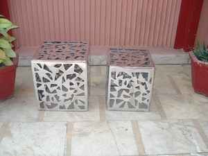 Aluminum <b>Stool</b> Set of <b>2</b> pcs - Product Image 1