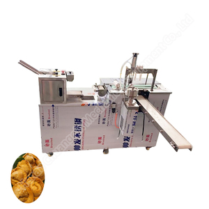 Mini fabrication automatique de raviolis frais avec système d'alimentation pour emballage Machine d'emballage pliable Wonton - Product Image 3