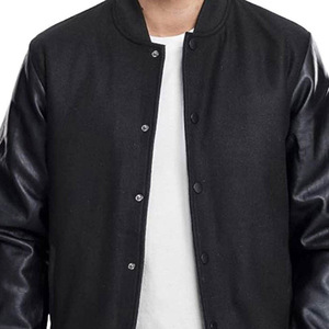 Chaqueta Varsity Informal al por Mayor de Fábrica, Ropa Deportiva para Adultos, Diseño Simple y Cómodo, Patrón Geométrico de Dibujos Animados, Invierno, Unisex - Product Image 5