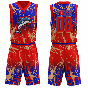 Uniformes de Baloncesto Personalizados al por Mayor Sin Pedido Mínimo, Camisetas de Baloncesto Estilo USA, Uniformes de Baloncesto Unisex Sublimados - Product Image 3