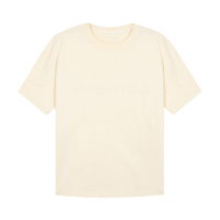 T-shirt gris à manches courtes et col rond pour homme Index Apparel, coupe classique, tricoté, 100 % coton respirant, imprimé devant, éco-responsable