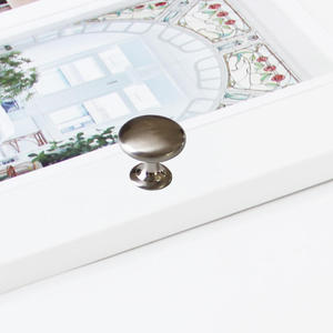 Perilla Redonda Duradera de Aleación de Zinc con Acabado Satinado Níquel para Armarios de Cocina, Tocadores de Baño, Mesitas de Noche y Herrajes para Cajones de Muebles - Product Image 1
