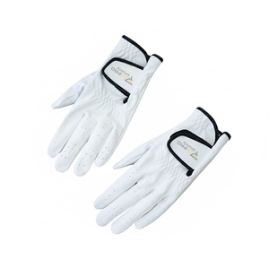 Guantes de Golf Premium de Piel Cabretta, Dedos Completos, Elásticos, Ligeros, para Mano Izquierda, Logotipo Personalizado, Antideslizantes, Transpirables, Deportivos, para Exteriores - Product Image 1