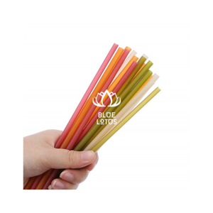 LISTO PARA ENVIAR Pajitas de Harina de Arroz Ecológicas, Seguras y Limpias 2026, Pajitas Comestibles 100% Vegetales, Ideales para Beber Bebidas Frías y Calientes Directamente - Product Image 1