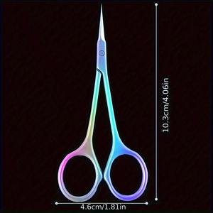 Ciseaux à cuticules, coupe-cuticules en acier inoxydable, ciseaux pour éliminer les peaux mortes, outils de manucure - Product Image 1