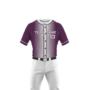 High Quality Comfortable Baseball Softball Sports Wear Short Sleeve 100% Polyester Anti-UV <b>Light</b> Weight Best Design Multi Colors - Product Image 4