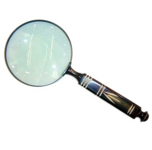 Nuevo diseño 2025 aspecto antiguo artesanía india buena calidad al por mayor color bronce metal vintage diseño lupa ojo - Product Image 4