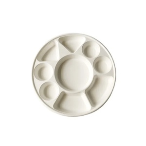 Sustainable Disposable <b>Snack</b> <b>Tray</b> for Combo Meals and Food Packaging 9 Compartment Meal Plates Events and Outdoor Dining Plates - Product Image 5