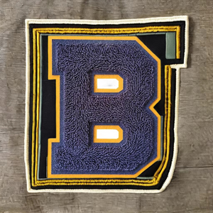 OEM Service Chenille <b>Patch</b> with Custom Embroidery, Vibrant Yarn Colors and <b>Sew</b> <b>On</b> Backing for Apparel Decoration Wholesale - Product Image 6