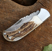 Couteau pliant personnalisé LEGACY BLADES en acier Damas, manche en bois, qualité industrielle OEM, tranchant comme un rasoir, EDC, camping, poche, garantie 3 ans