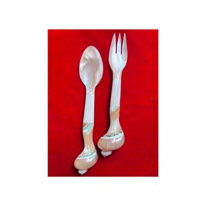 Juego de Cucharas Plateadas con Madreperla Exótica, Diseño Folclórico Vintage, Regalo Empresarial Ecológico de Vietnam - Lujo al por Mayor - Product Image 2